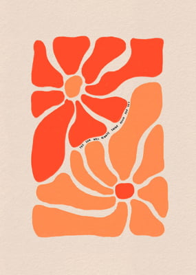 Quadro Sunny Flower por Rafaella Schmitt