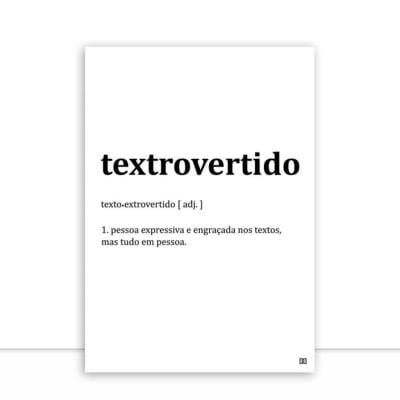 Quadro Textrovertido por Dot Dugeau -  CATEGORIAS
