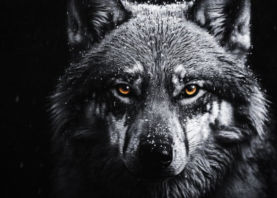 Quadro The Wolf por Renato Muniz
