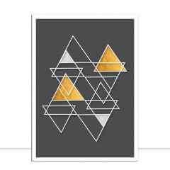 Quadro Triangulares Preto por Larissa Ferreira