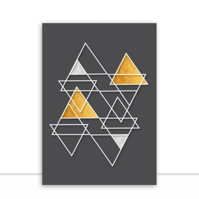 Quadro Triangulares Preto por Larissa Ferreira -  CATEGORIAS