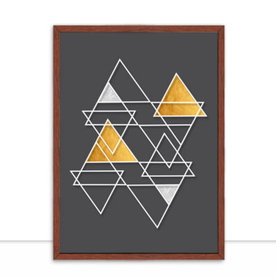 Quadro Triangulares Preto por Larissa Ferreira -  CATEGORIAS