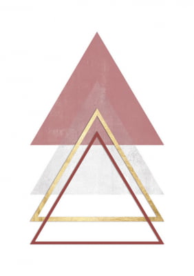 Quadro Triangulos terrosos por Juliana Bogo -  CATEGORIAS