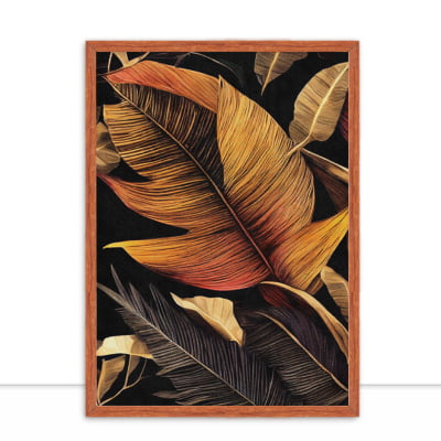 Quadro Tropical Leaves 1 por Renato Muniz -  CATEGORIAS