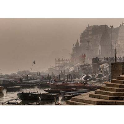 Quadro Varanasi Ganges Gate por Felipe Hoffmann