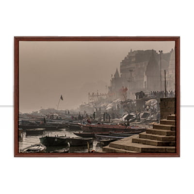 Quadro Varanasi Ganges Gate por Felipe Hoffmann -  CATEGORIAS