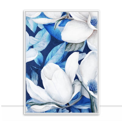 Quadro White Petals 1 por Renato Muniz -  CATEGORIAS