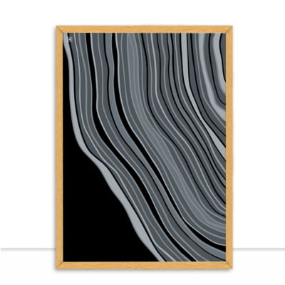 Quadro Wind Lines Grey II por Joel Santos -  CATEGORIAS
