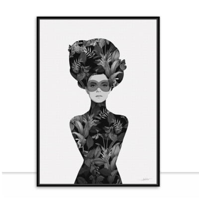 Quadro Woman Black  Ilus I por Joel Santos -  CATEGORIAS