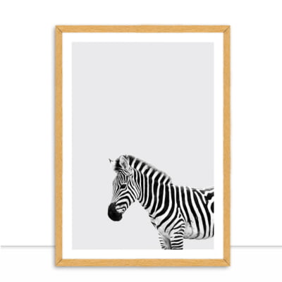 Quadro Zebra Simpática por Juliana Bogo -  CATEGORIAS