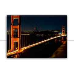 Quadro Golden Gate Bridge a noite por Tiago Ignowski