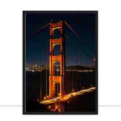 Quadro Golden Gate Bridge de perto por Tiago Ignowski