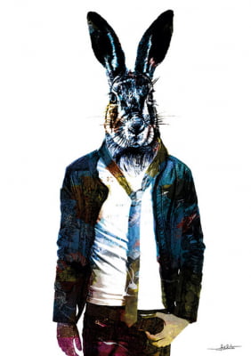 Quadro Rabbit Style por Joel Santos