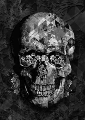Skull Black I por Joel Santos