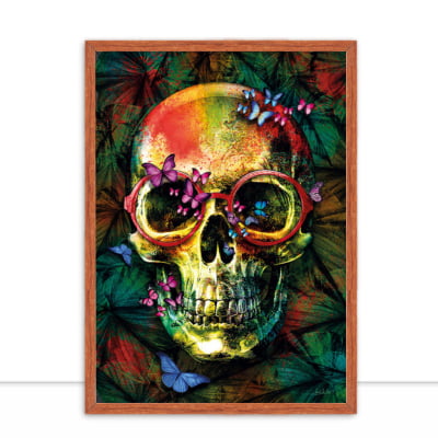 Skull Botanical Pop por Joel Santos -  CATEGORIAS