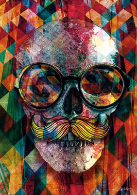 Skull Explosion Colours por Joel Santos
