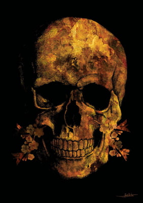 Skull New Gold por Joel Santos